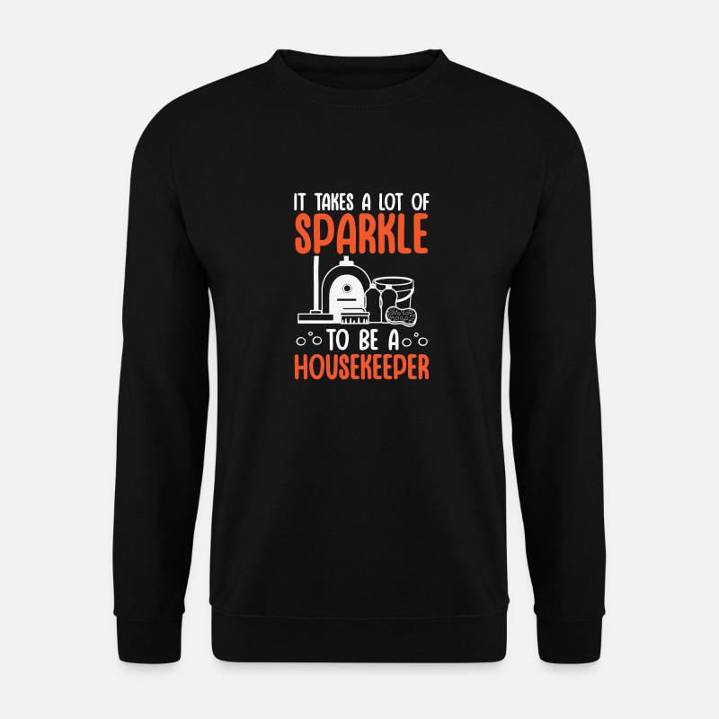 Domestic help, cleaner, housekeeper - Unisex Sweatshirt - black