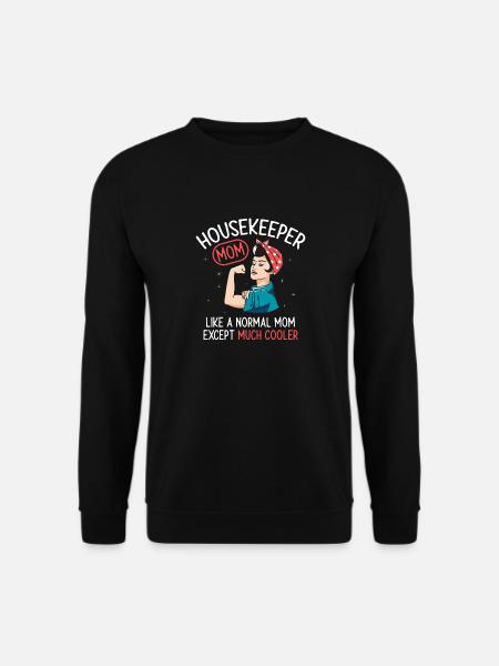 Haushaltshilfe Reinigungskraft Haushälterin - Unisex Pullover - Schwarz