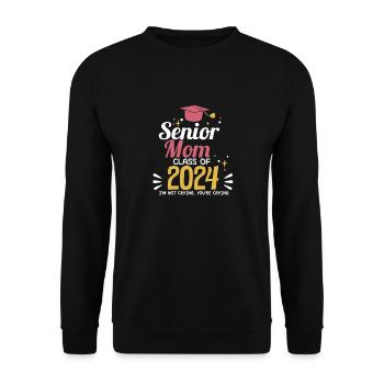 Proud Mama Senior Mom Class of 2024 Funny - Sweat-shirt Unisexe - noir - Devant - Alina (178cm) & Michal (187cm)