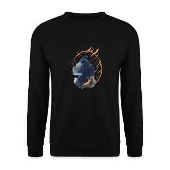 Kiro - Unisex Pullover - Schwarz - Vorne - Alina (178cm) & Michal (187cm)