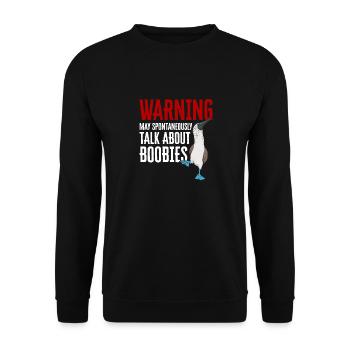 Blue-footed Booby Seabird Blue-footed Booby Seabird - Unisex Sweatshirt - black - Front - Alina (178cm) & Michal (187cm)