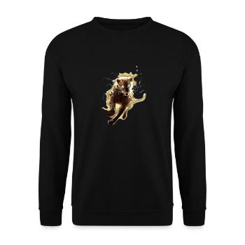 Raito - Unisex Pullover - Schwarz - Vorne - Alina (178cm) & Michal (187cm)