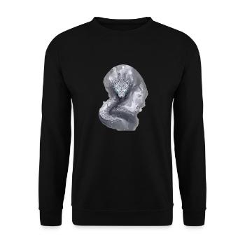 Suneku - Unisex Pullover - Schwarz - Vorne - Alina (178cm) & Michal (187cm)