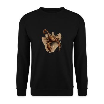 Yudoku - Unisex Pullover - Schwarz - Vorne - Alina (178cm) & Michal (187cm)