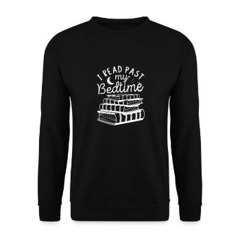 J’ai lu au-delà de mon amant de livre au coucher drôle - Sweat-shirt Unisexe - noir - Devant - Alina (178cm) & Michal (187cm)