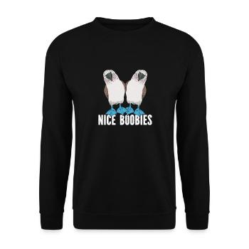Blue-footed Booby Seabird Blue-footed Booby Seabird - Unisex Sweatshirt - black - Front - Alina (178cm) & Michal (187cm)