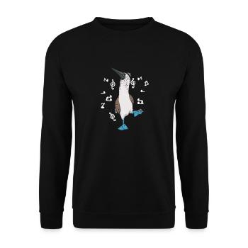 Blue-footed Booby Seabird Blue-footed Booby Seabird - Unisex Sweatshirt - black - Front - Alina (178cm) & Michal (187cm)