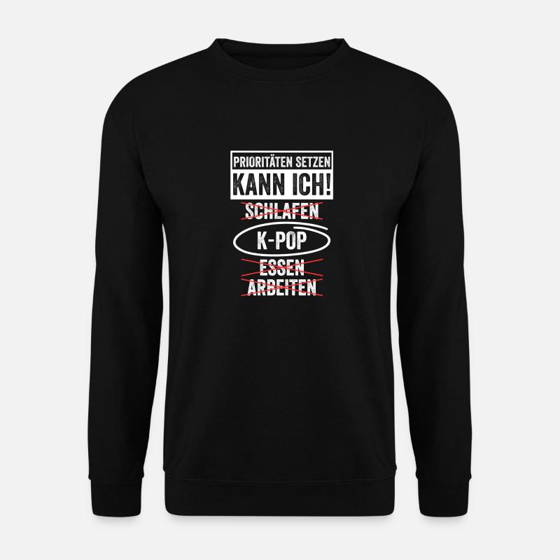 Korea Musik Kpop - Unisex Pullover - Schwarz