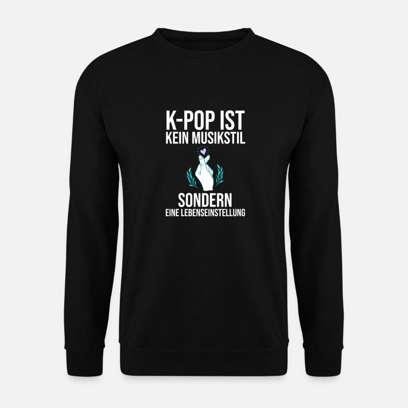 Korea Musik Kpop - Unisex Pullover - Schwarz