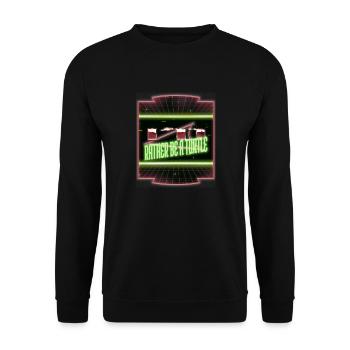 GolfDécor Idée cadeau GolfJersey Bday Cutegolf - Sweat-shirt Unisexe - noir - Devant - Alina (178cm) & Michal (187cm)