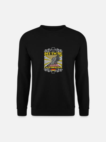 Der deutsche Fallschirmjäger - Unisex Pullover - Schwarz