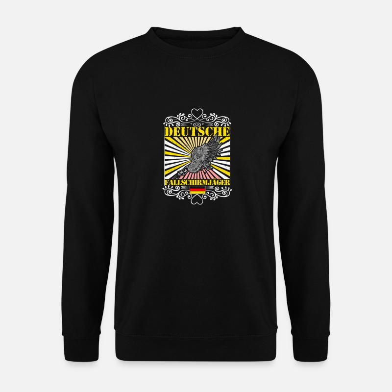 Der deutsche Fallschirmjäger - Unisex Pullover - Schwarz