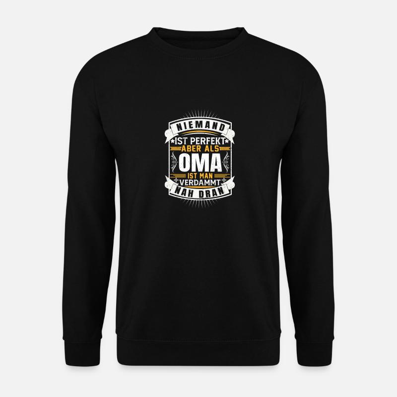Niemand ist perfekt - Ostfriese T-Shirt - Unisex Pullover - Schwarz