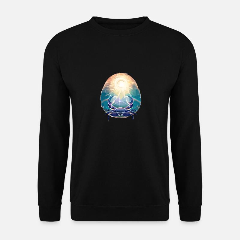 Sternzeichen Krebs - Unisex Pullover - Schwarz