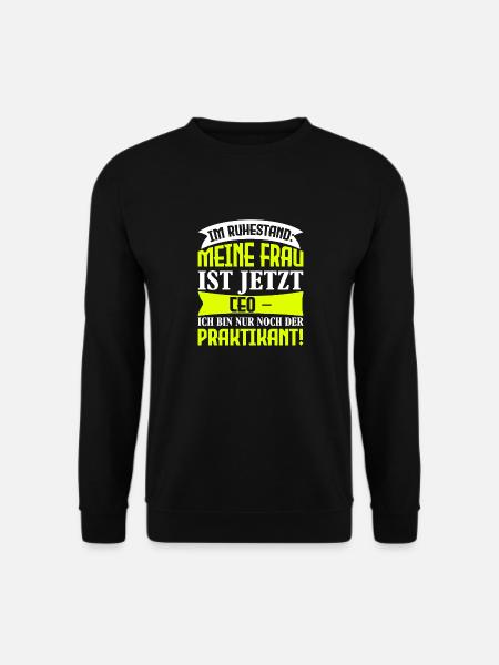 Lustige Männer Spruch Rentner Shirts - Unisex Pullover - Schwarz