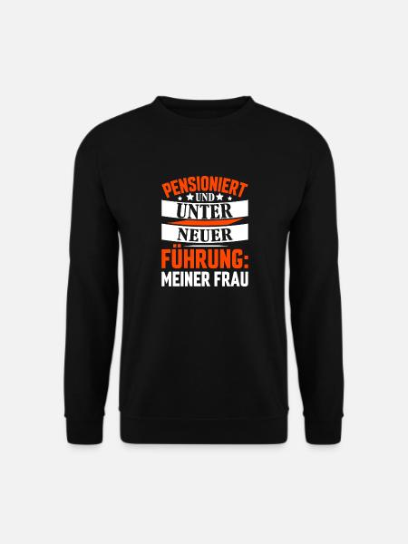 Rente Ruhestand Shirt - Unisex Pullover - Schwarz