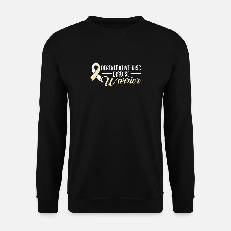 Degenerative Bandscheibenkrankheit Krieger Ddd - Unisex Pullover - Schwarz