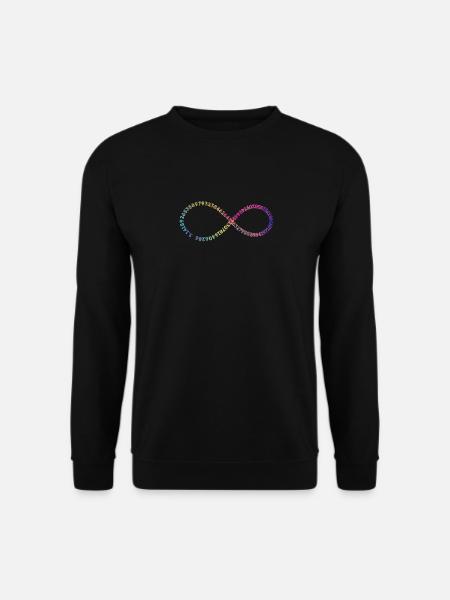 Happy Pi Day Math Symbol Ziffern von Pi - Unisex Pullover - Schwarz