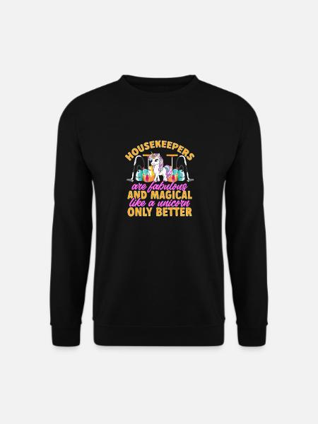 Domestic help, cleaner, housekeeper - Unisex Sweatshirt - black