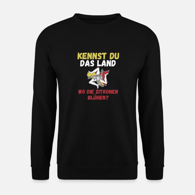Sizilianer Sizilianisch Sizilien - Unisex Pullover - Schwarz