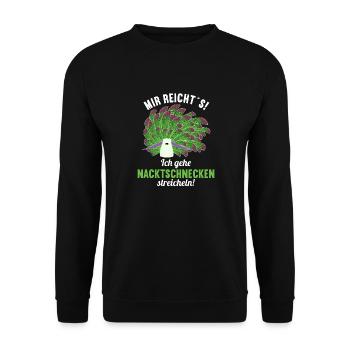Nudibranch Nacktkiemer Nacktschnecken - Unisex Pullover - Schwarz - Vorne - Alina (178cm) & Michal (187cm)