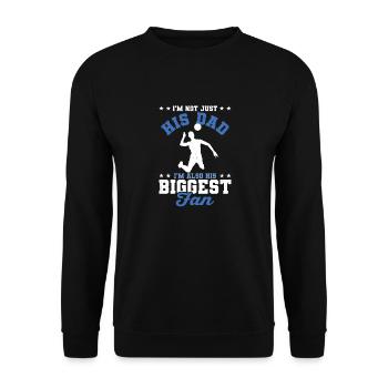 Je suis son père, je suis son plus grand fan de volleyball - Sweat-shirt Unisexe - noir - Devant - Alina (178cm) & Michal (187cm)