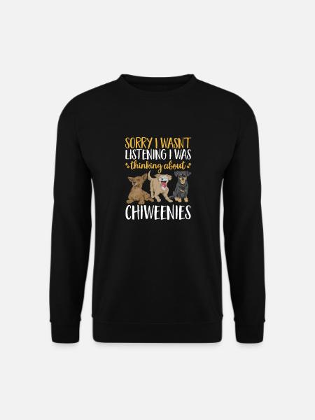 Chiweenie Chien - Sweat-shirt Unisexe - noir