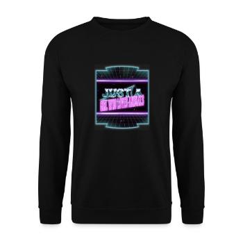 joke love books and cats art readers book children - Unisex Pullover - Schwarz - Vorne - Alina (178cm) & Michal (187cm)
