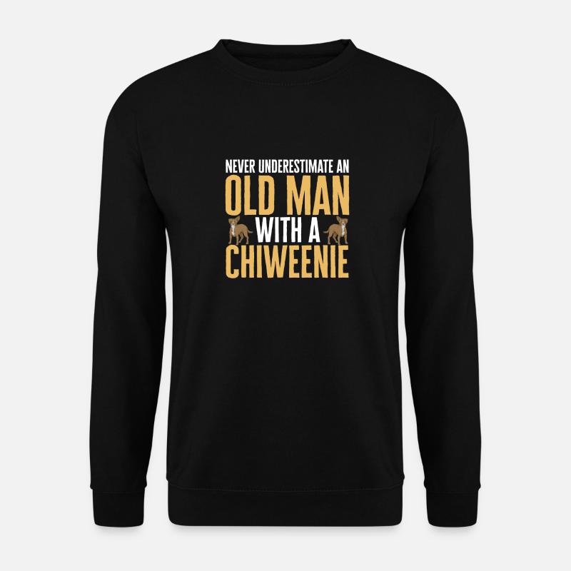 Chiweenie Dog - Unisex Sweatshirt - black