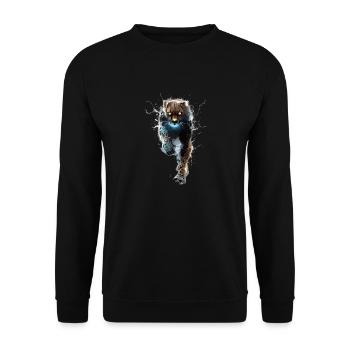 Kiroi - Unisex Pullover - Schwarz - Vorne - Alina (178cm) & Michal (187cm)