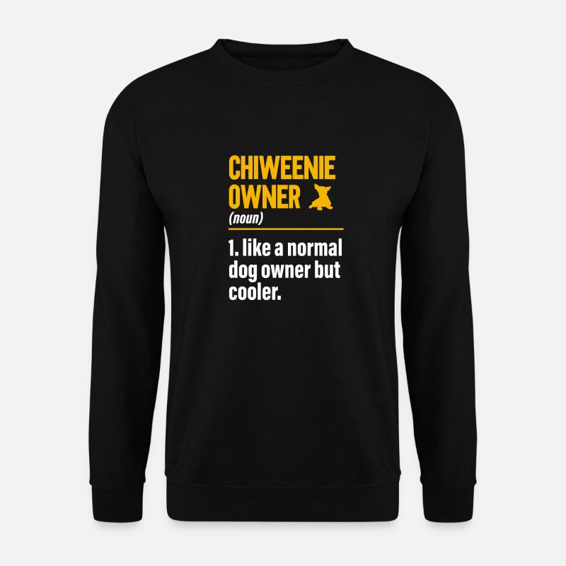 Chiweenie Dog - Unisex Sweatshirt - black