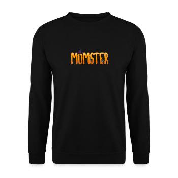 MOMSTER capture l’ d’Halloween - Sweat-shirt Unisexe - noir - Devant - Alina (178cm) & Michal (187cm)