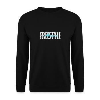 Nage libre - Sweat-shirt Unisexe - noir - Devant - Alina (178cm) & Michal (187cm)