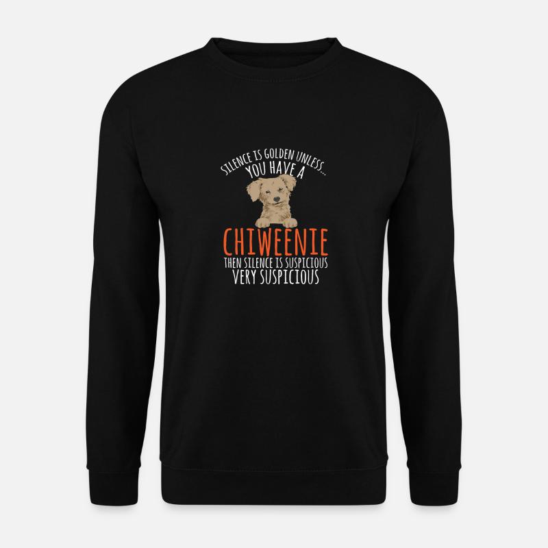 Chiweenie Dog - Unisex Sweatshirt - black