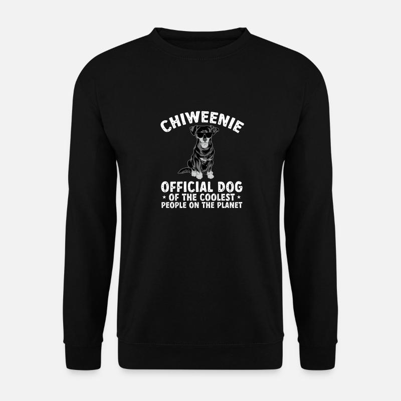 Chiweenie Dog - Unisex Sweatshirt - black