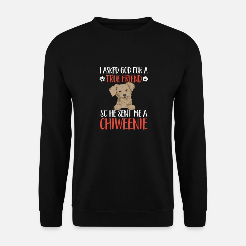Chiweenie Dog - Unisex Sweatshirt - black