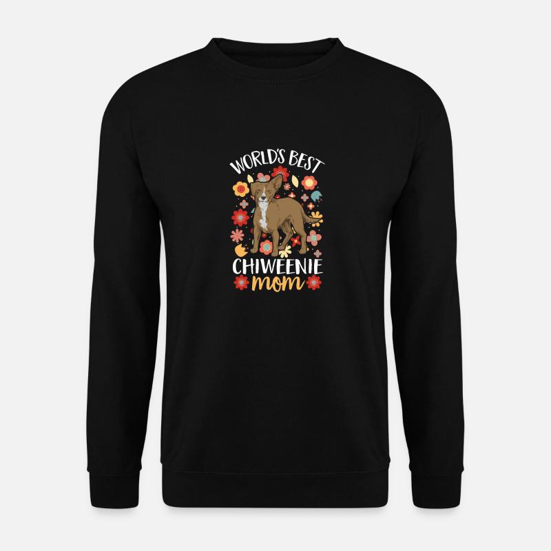 Chiweenie Dog - Unisex Sweatshirt - black