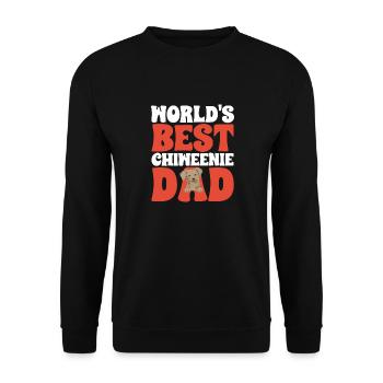 Chiweenie Chien - Sweat-shirt Unisexe - noir - Devant - Alina (178cm) & Michal (187cm)