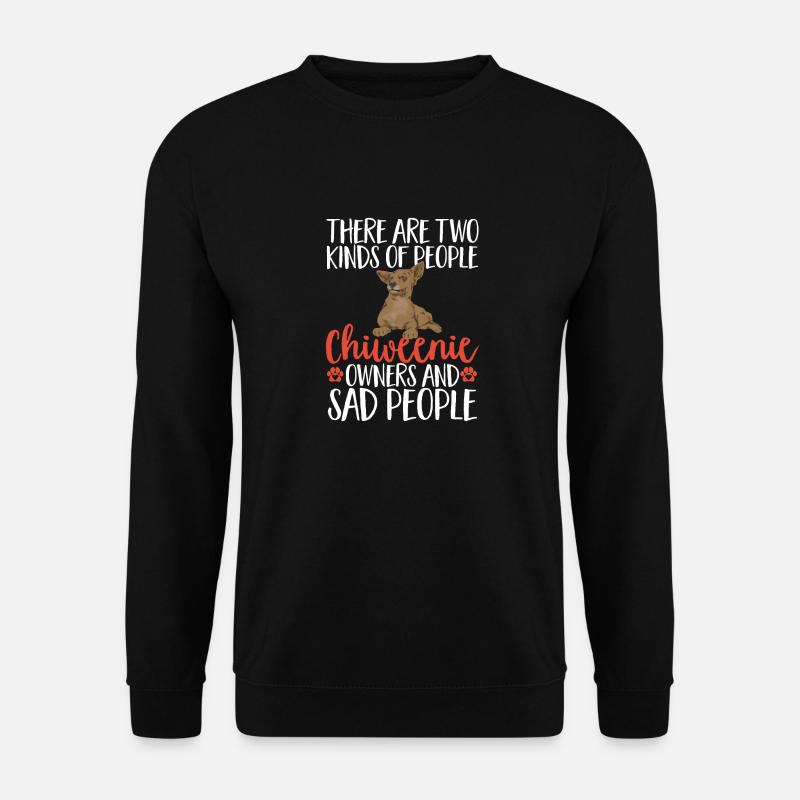 Chiweenie Dog - Unisex Sweatshirt - black