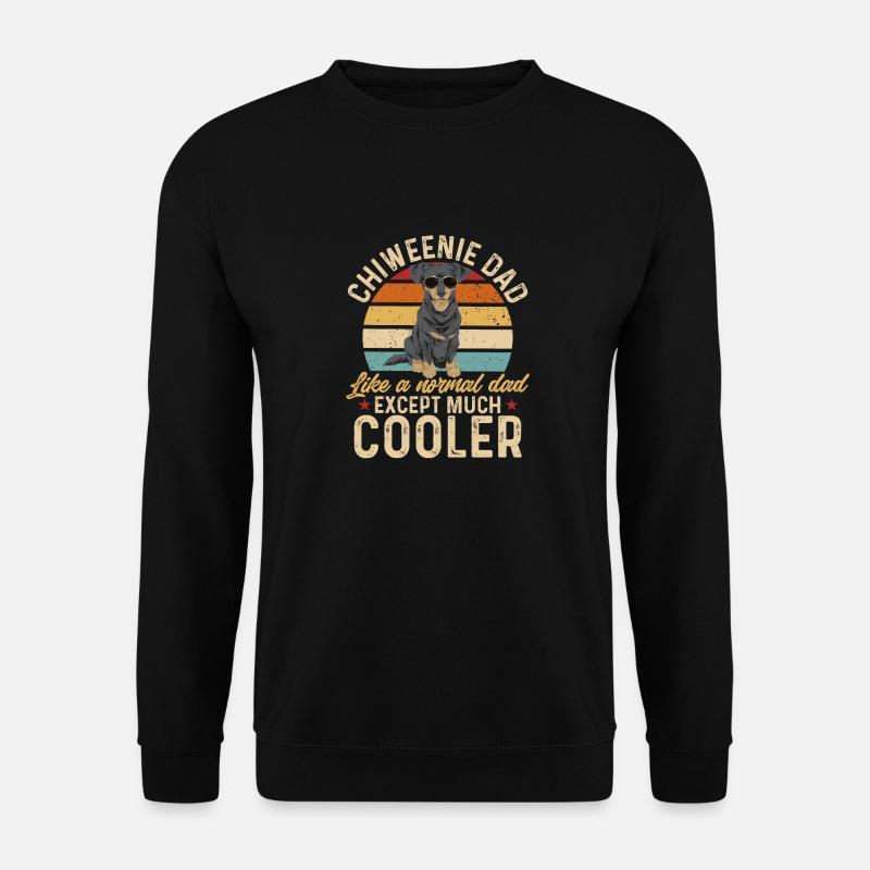 Chiweenie Dog - Unisex Sweatshirt - black