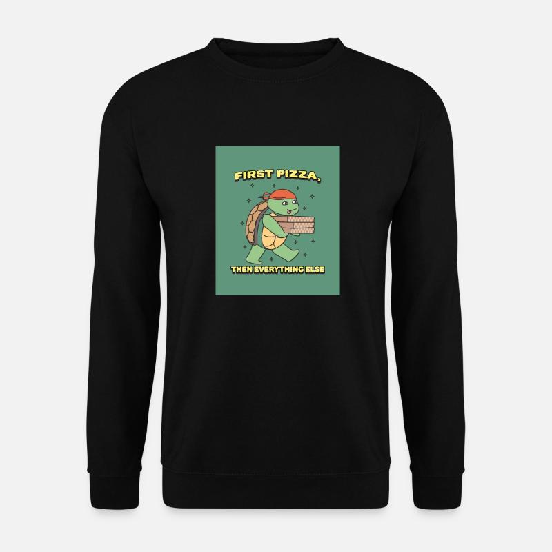 illustrated t shirt design template featuring - Unisex Pullover - Schwarz