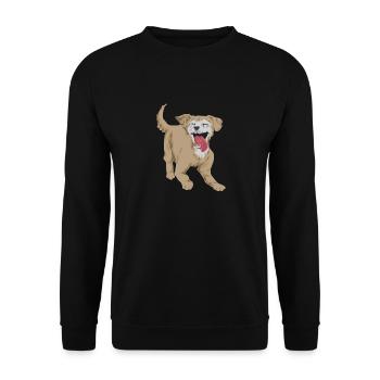 Chiweenie Chien - Sweat-shirt Unisexe - noir - Devant - Alina (178cm) & Michal (187cm)