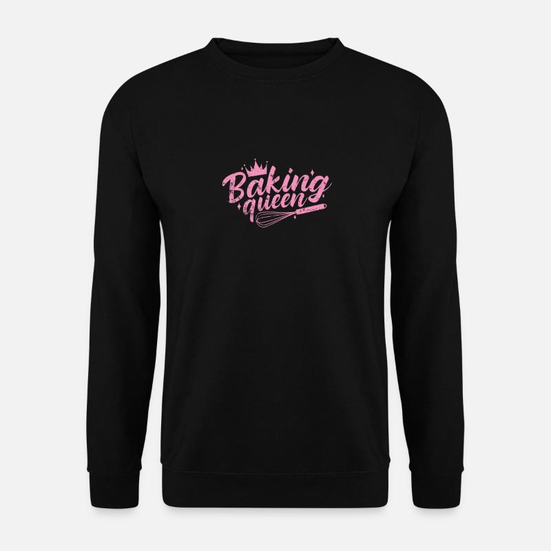 Baking Queen Konditor Torte - Unisex Pullover - Schwarz