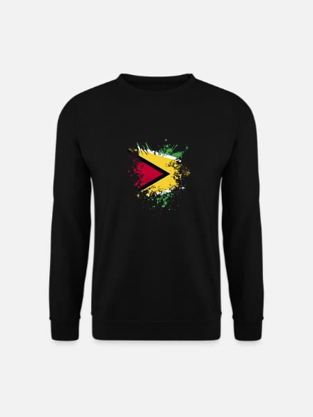 Guyana Flag Guyanese Guyana - Unisex Sweatshirt - black