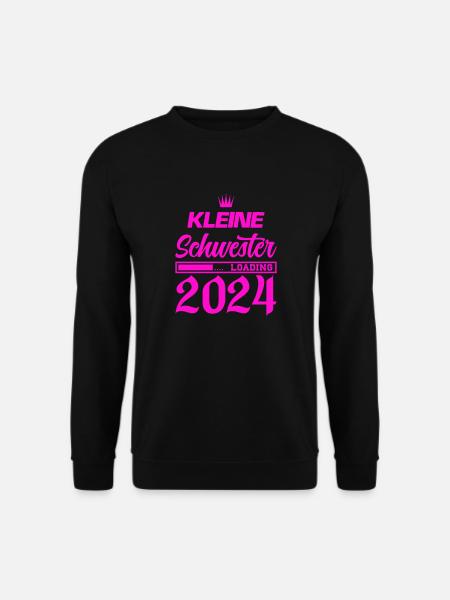 schwester 2024 loading - Unisex Pullover - Schwarz