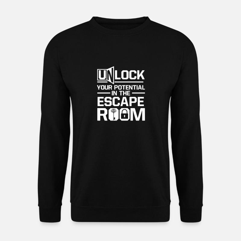 Challenge Mystery Unlock Your Potential In The Esc - Unisex Pullover - Schwarz