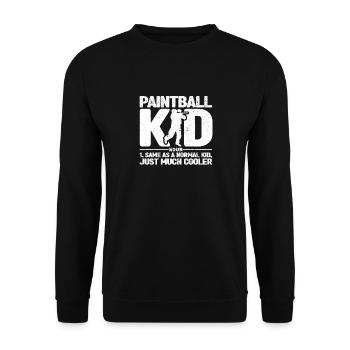 Paintball Enfant Définition Paintball Enfants luxure - Sweat-shirt Unisexe - noir - Devant - Alina (178cm) & Michal (187cm)