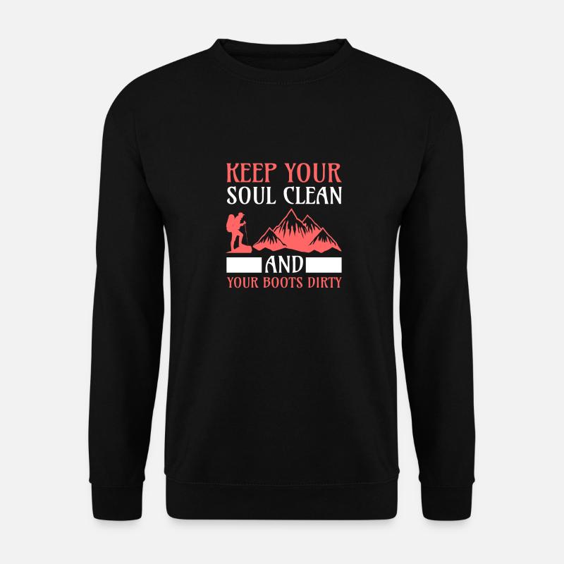Soul Clean - Unisex Pullover - Schwarz