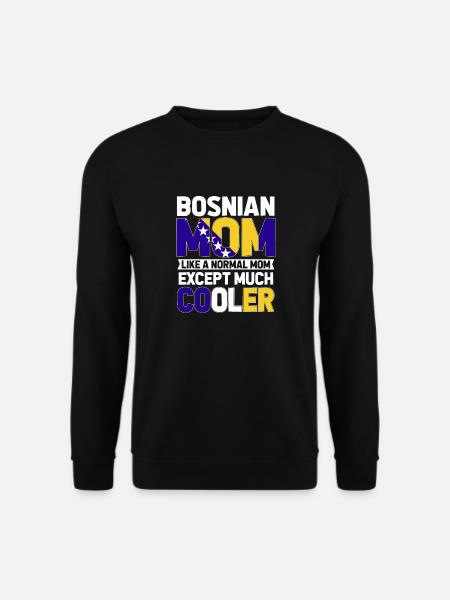Bosnien und Herzegowina Flagge Bosnien - Unisex Pullover - Schwarz
