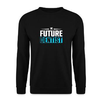 Futur dentiste dentiste assistant dentaire - Sweat-shirt Unisexe - noir - Devant - Alina (178cm) & Michal (187cm)